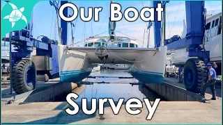 Survey and Seatrial on a Catamaran