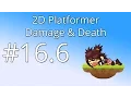 16 6 Unity 5 tutorial for beginners 2D Platformer - Damage Death animations