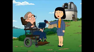 Stephen Hawking on Epstein s island Family Guy clip