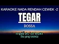 Download Lagu Rossa - Tegar (Karaoke Lower Key Nada Rendah Wanita -2 A)