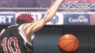 kagamis final dunk against rakuzan kuroko no basket