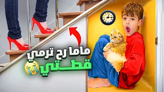 قررنا نرمي قطة خلودة خباها بالغرفة السرية مشان ما نلاقيها 