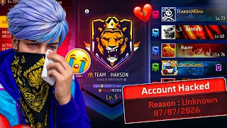 Guild Hacked 😭 Team Hakson Guild End 💔 - Garena Free Fire 