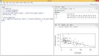 R Programming Creating Scatter Plots