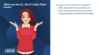 Lesson 2 Understanding the Data What are the P L 94-171 Data Files Topics and Geographies