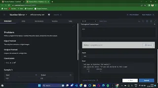 Codechef Solutions basic programming Number Mirror