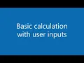 Performing basic calculations with user inputs in Java Sathira Perera