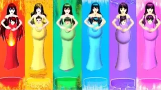 IBU HAMIL API VS HAMIL ES!SEMUA MERMAID HAMIL NAIK TRAMPOLINE!YUTA MIO PANIK!SAKURA SCHOOL SIMULATOR
