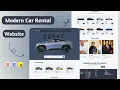Build and Deploy a Car Rental Website with HTML CSS JavaScript from Scratch