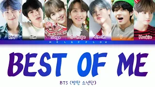 Download BTS - Best Of Me (방탄 소년단) color coded lyrics (Han/ Rom/ Eng) MP3