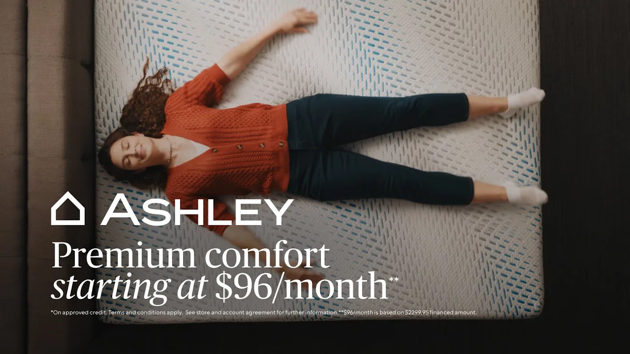 Ashley Canada — Ashley - Premium Comfort Mattresses (YouTube video ad)