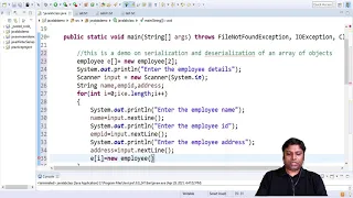 Serialization Deserialization - Array of Objects