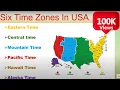 6 TIME ZONES IN USA DIFFERENT TIME ZONES IN AMERICA