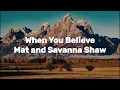 When You Believe ("The Prince of Egypt") | (Lyric Video) | Father Daughter Duet