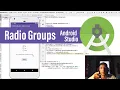 Radio Group Building Block Tutorial - ANDROID STUDIO