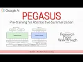 PEGASUS Pre-training with Gap-Sentences for Abstractive Summarization Research Paper Walkthrough