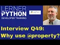 Python interview question Full-name property