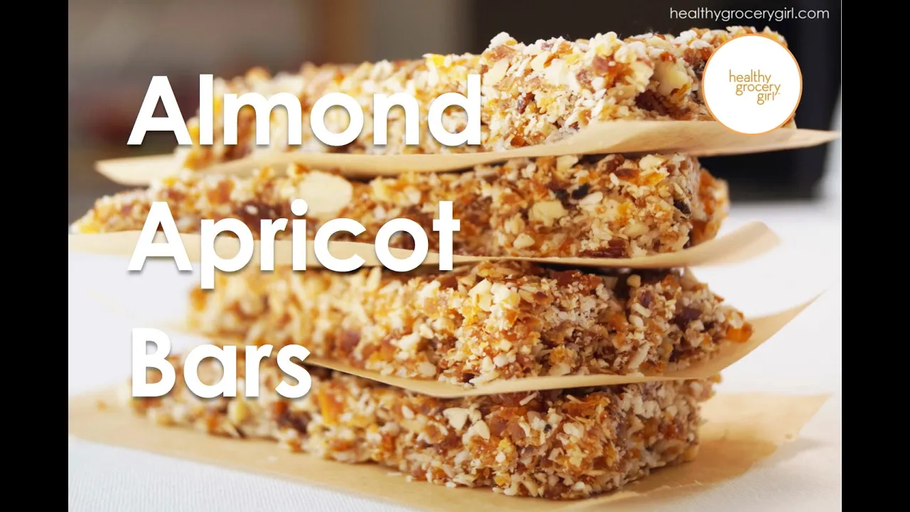 Fall Recipe Series: Almond Apricot Bars   Quick Healthy Breakfast Recipe   Healthy Grocery Girl Show