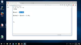Intro to PHP Programming Part 4 - Working with Variables