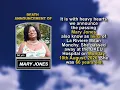 Mary Jones Short Obituary
