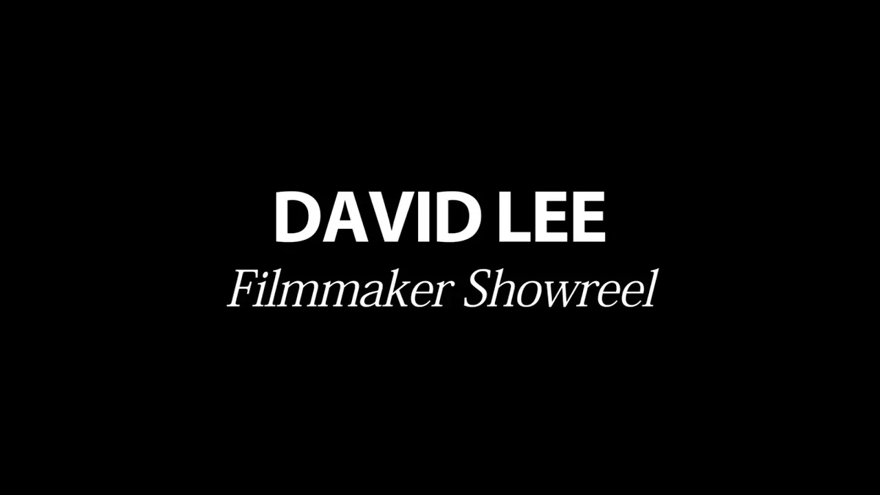 David Lee - Filmmaker Showreel (2017)