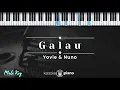 Download Lagu Galau – Yovie \u0026 Nuno (KARAOKE PIANO - MALE KEY)