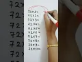 Table Of 72