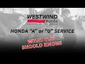 Honda Maintenance Minder A or 0 Service What You Should Know