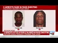 2 arrests after 9 people injured in mass shooting