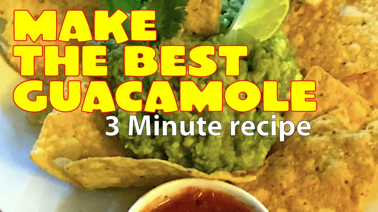 How to Make Fresh, Easy Guacamole   Quick and Easy Homemade Recipe