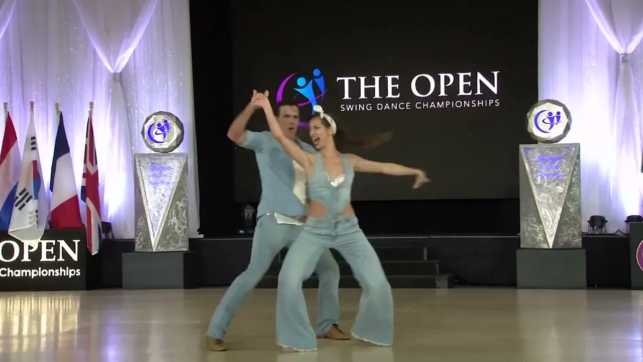 Glenn Ball and Florencia Diaz - 4th place Classic - The Open 2023