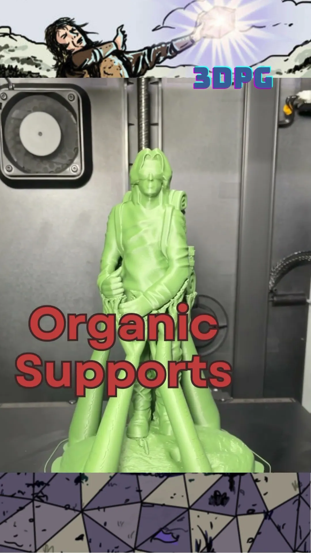 3D Printing Guardian - Figurine Pen or Tool Holder