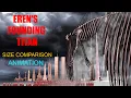 EREN S FOUNDING TITAN vs WORLD S TALLEST BUILDING Size Comparison 1901-2021