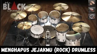 menghapus jejakmu tanpa drum drumless cover rock
