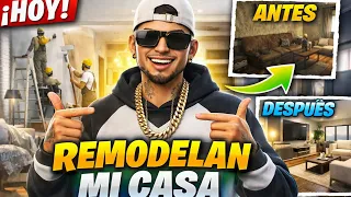 EL DIA DE HOY ME REMODELAN LA CASA.