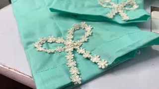 Trending Cute Bow 🎀 Palazzo Design | Easy Cutting & Stitching Tutorial