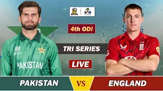PAKISTAN vs ENGLAND TRI NATION SERIES 2026 MATCH LIVE | PAK vs ENG 4TH ODI COMMENTARY