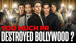 how too much pr is destroying bollywood shahrukh khan salman khan junaid khan aryan khan