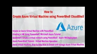 Azure Devops How to create Virtual Machine in Azure by using PowerShell Session 12