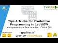 Tips and Tricks for Productive Programming in LabVIEW Muruganandhan S CHNLUG