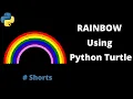 Rainbow draw using Python