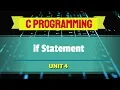 if Statement in C