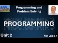 PPS Unit 2 For Loop 1