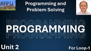 PPS Unit 2 For Loop 1