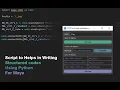 Structured Python Code Generator for Maya