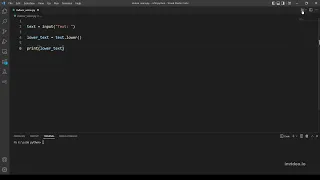 Problem Set 0 - Indoor Voice CS50 programming with python