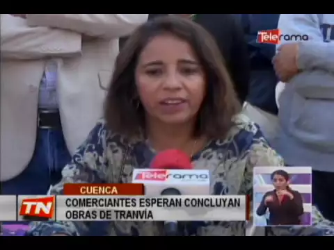 Comerciantes esperan concluyan obras de tranvía