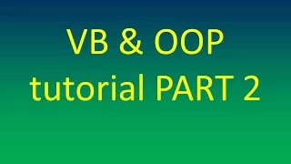 classes and objects in visual basic 2010 Part - 2