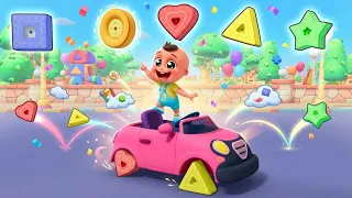 Learning Shapes Song 🔴⭐️ Fun Educational Cartoon & Rhymes 🎨 Baby Berry