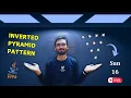 Inverted Pyramid in Java Easy Code for Beginners